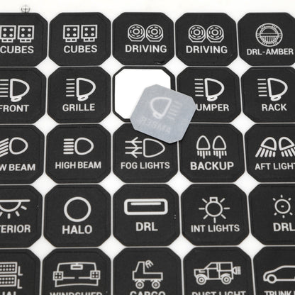 160 Universal Stickers for AS Series Switch Panel