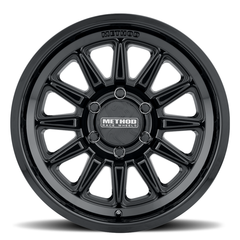 Method Wheels MR323 Gloss Black Cast Wheel, 17 x 8.5 Inches, 6x5.5 Bolt Pattern, +25 Offset