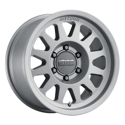 Method Wheels MR704 17-Inch x 8.5-Inch Matte Titanium Wheel, 0mm Offset, 8x170 Bolt Pattern