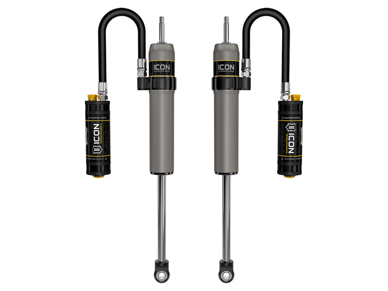 ICON 57840CP 2.5 Series CDC Valve Remote Reservoir Rear Shocks for 2022+ Toyota Tundra, 0-1-Inch Lift