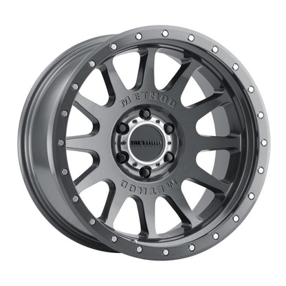Method Wheels MR605 NV 20x10 Gloss Titanium Wheel, -24mm Offset, 6x5.5 Bolt Pattern