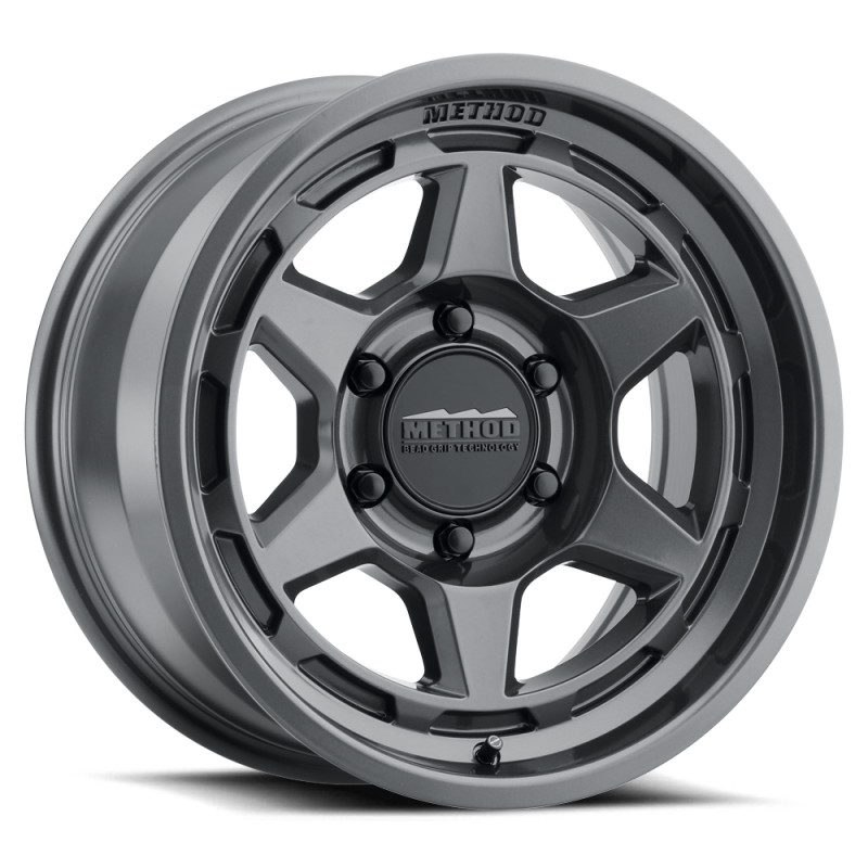 Method Wheels MR708 17x8.5 Cast Wheel, 6x5.5 Bolt Pattern, +25 Offset, Gloss Titanium