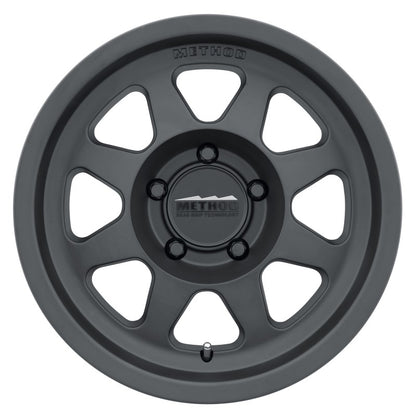 Method Wheels MR701 17-Inch x 7.5-Inch Matte Black Bead Grip Wheel, +30mm Offset, 5x108 Bolt Pattern