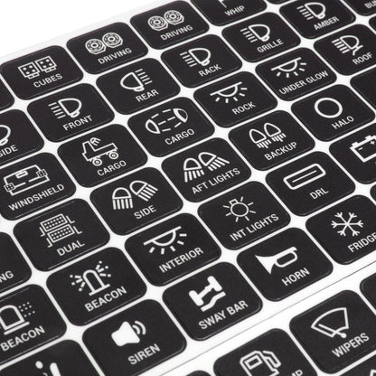 120 Universal Stickers for AC-1200/AR-600/RA80 XL/RB80 XL Switch Panel