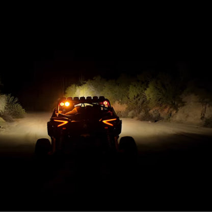 Nacho Offroad Technology Quatro Chase Amber/Red Light Set PM455RA