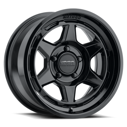 Method Wheels MR708 Bead Grip Wheel 17x9, 5x5 Bolt Pattern, -38 Offset, Gloss Black