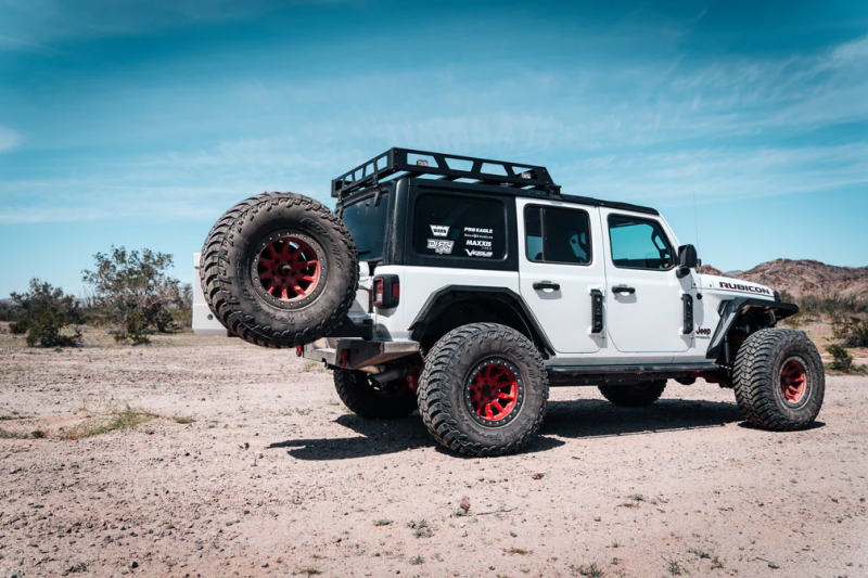 Body Armor 4x4 5298 Jeep Wrangler JL Single-Action Tire Carrier for JL-2965 Bumper