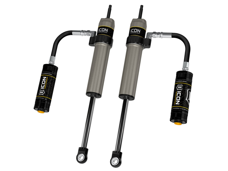 ICON 57806P 2.5 Aluminum Series Rear Shocks for 2005–2017 Toyota Tacoma with 6-Inch Lift, Pair