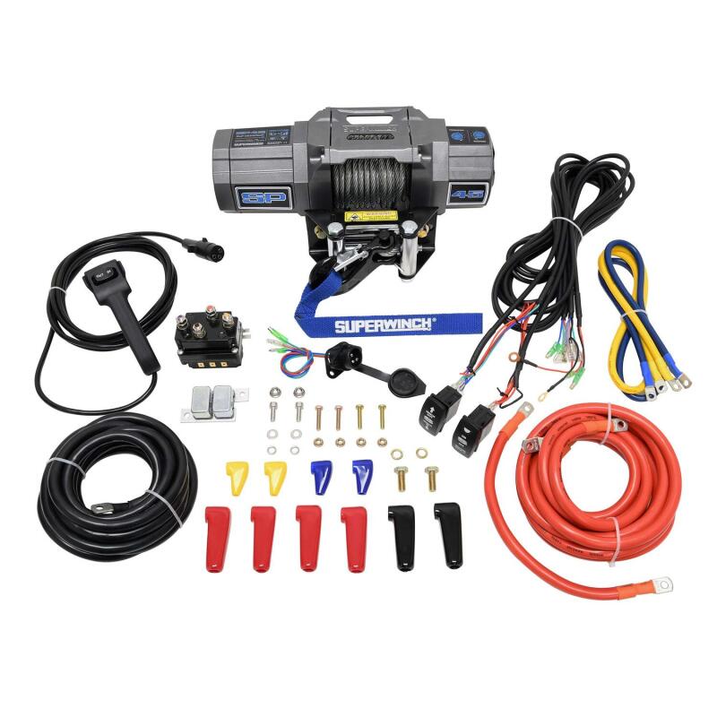 Superwinch SP 45 4,500 lb. 12-Volt Winch with Steel Rope and Roller Fairlead, Part 1145240