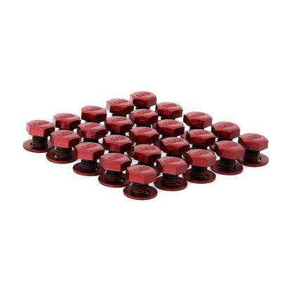Method Wheels BT-BOLT MATTE RED KIT Matte Red MRW Street Lip Bolt Kit