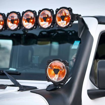 KC HiLiTES Gravity Titan 6-Inch LED Wide-40 Beam Light Pair Pack, Part 91403