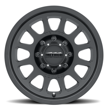 Method Wheels MR703 17-Inch x 8.5-Inch 0mm Offset 8x170 Matte Black Bead Grip Wheel
