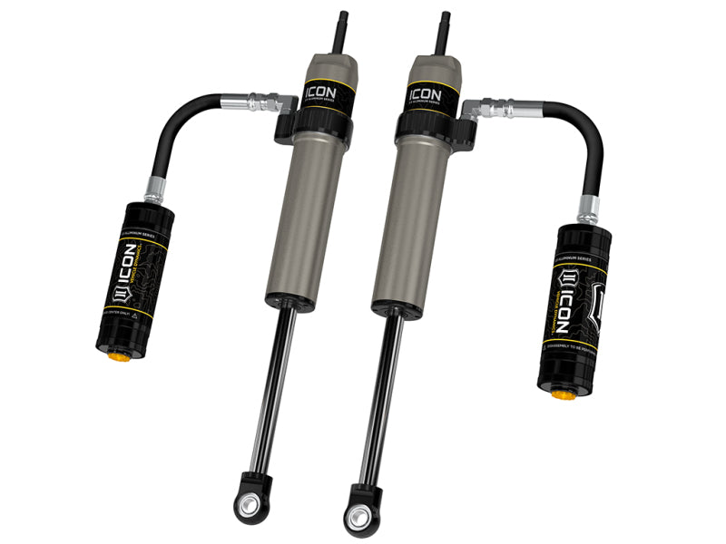 ICON 57805P 2.5 Aluminum Series Remote Reservoir Rear Shocks for 2005-2017 Toyota Tacoma