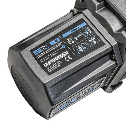 Superwinch SX10SR 1710201 10,000 lb 12V Winch with 80 ft Synthetic Rope