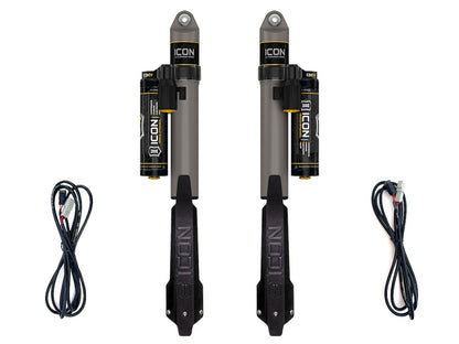 ICON 27727EP 2.5 Aluminum Series Rear Shocks with CDEV for 2020+ Jeep Gladiator JT with 1.5-Inch Lift