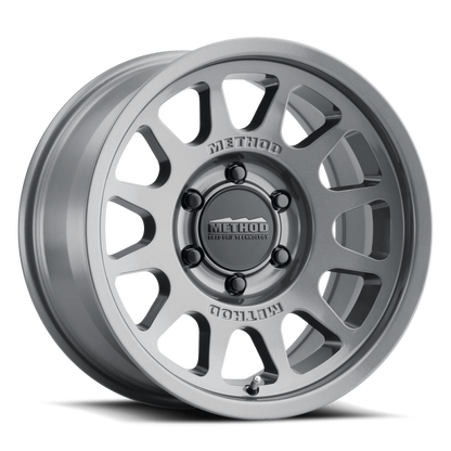 Method Wheels MR703 Bead Grip HD 18x9 +40mm 6x5.5 Gloss Titanium Wheel, Part Number MR70389093840H