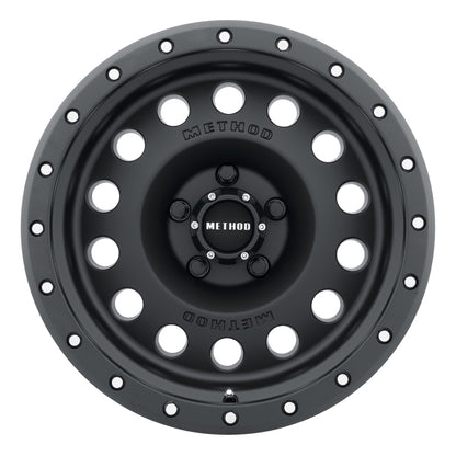 Method Wheels MR307 17x8.5-Inch Matte Black Wheel, 0mm Offset, 5x5 Bolt Pattern