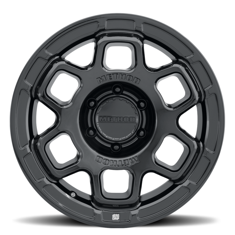 Method Wheels MR710-HD Bead Grip 17x8.5 Gloss Black Wheel, 6x5.5 Bolt Pattern, 0mm Offset