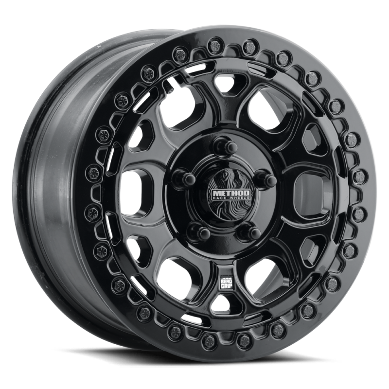 Method Wheels MR416 Cast Beadlock Wheel 15x7, 5x4.5 Bolt Pattern, +55 Offset, Gloss Black