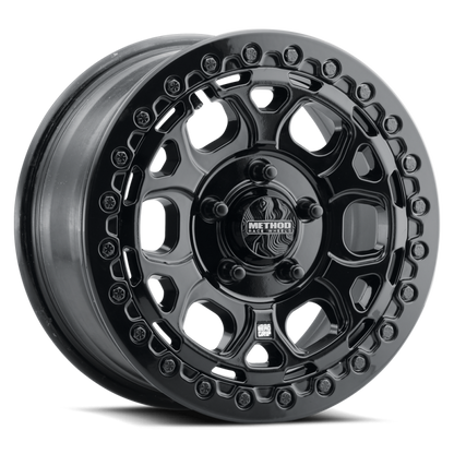 Method Wheels MR416 Cast Beadlock Wheel 15x7, 5x4.5 Bolt Pattern, +55 Offset, Gloss Black