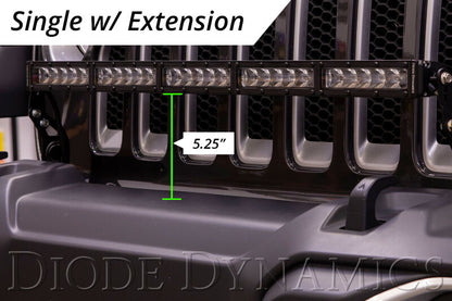 Diode Dynamics DD6086 SS30 LED Bumper Light Bar Kit for 2018-2024 Jeep Wrangler