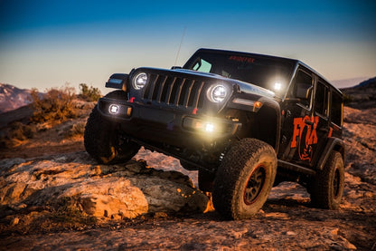 FOX Performance Elite Rear Shocks for 2018+ Jeep Wrangler JL, 2.5-Inch Lift, Dual Speed Compression, Part 883-26-054