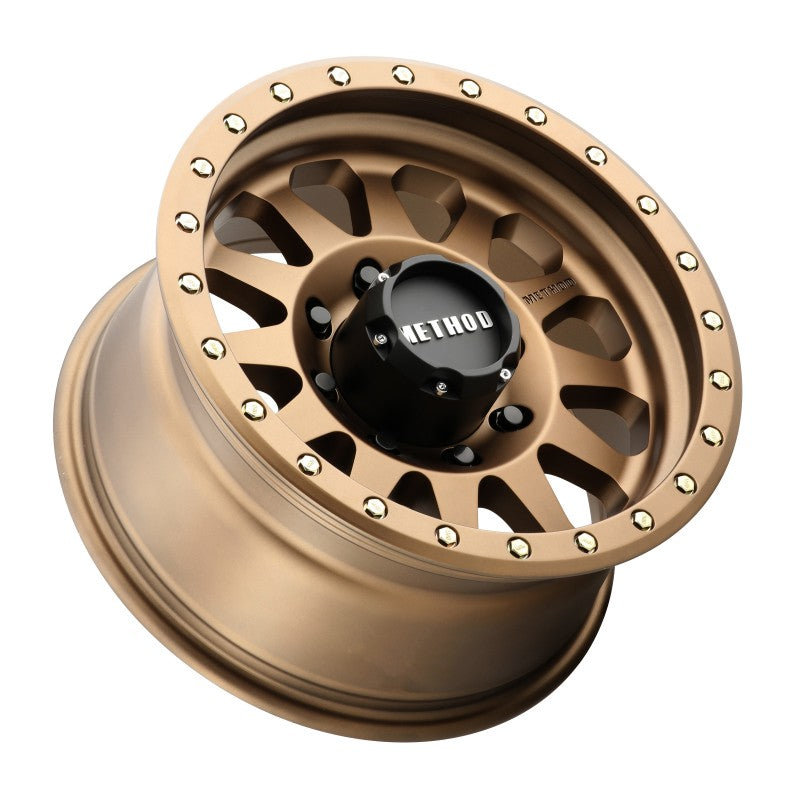 Method Wheels MR304 Double Standard 17-Inch Bronze Wheel, 8.5-Inch Wide, 0mm Offset, 8x6.5 Bolt Pattern