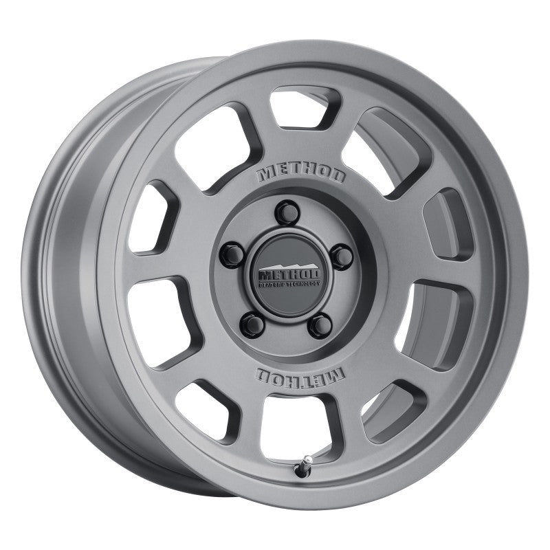 Method Wheels MR705 17-Inch x 8.5-Inch 0mm Offset 5x5 Titanium Wheel