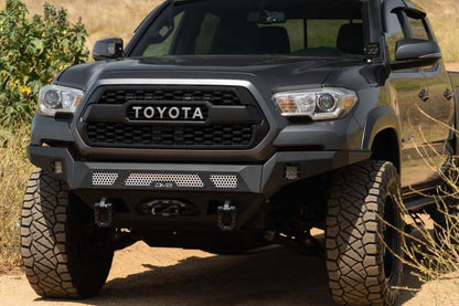 DV8 Offroad FBTT1-07 MTO Series Winch Front Bumper for 2016-2023 Toyota Tacoma
