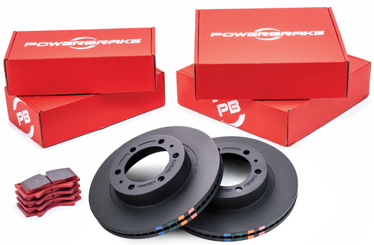 PowerBrake D-Line Rotor & Pad Kit 2005-2023 Toyota Tacoma