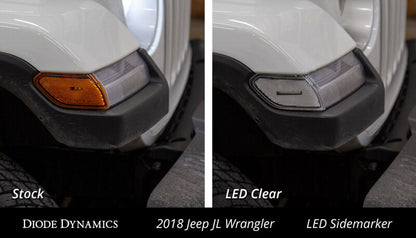 Diode Dynamics DD5069 LED Sidemarker Set, Amber, for Jeep Gladiator and Wrangler