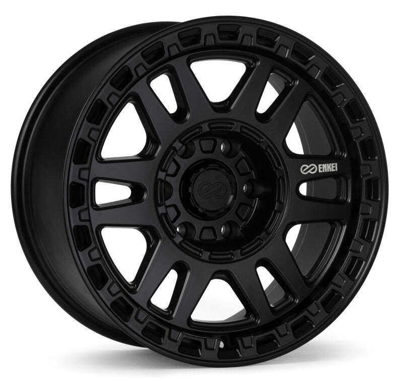Enkei Trail-Tracker 17-Inch Matte Black Cast Wheel, 6x139.7 Bolt Pattern, +20 Offset, 560-785-8420BK