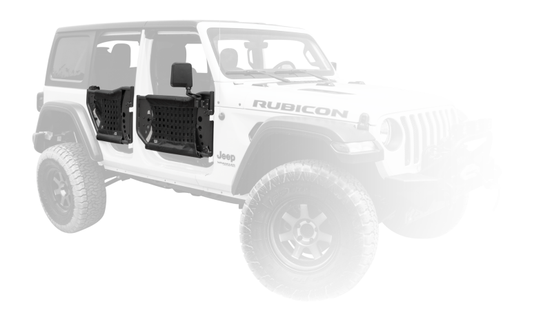 Body Armor 4x4 JL-6150 Rear Trail Doors for 2018-2025 Jeep Wrangler JL and Gladiator JT, Pair