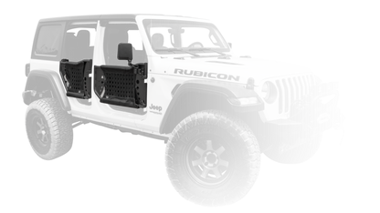 Body Armor 4x4 JL-6150 Rear Trail Doors for 2018-2025 Jeep Wrangler JL and Gladiator JT, Pair