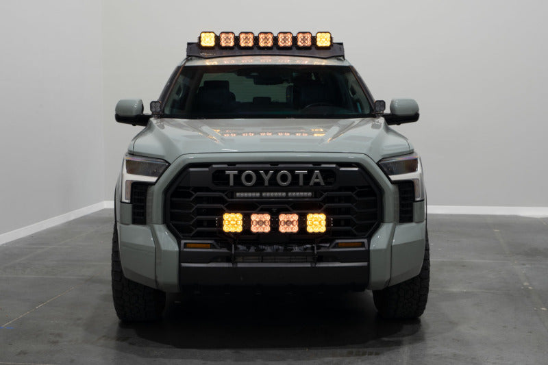 Diode Dynamics DD7410 SS5 Grille CrossLink Lightbar Kit for 2022+ Toyota Tundra, Yellow Pro Combo
