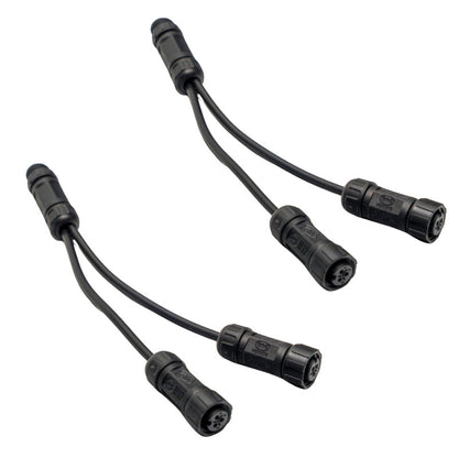 Nacho Offroad Technology NAN15YC NANO Y-Splitter 2-Pack for Dual Light Harness Connections