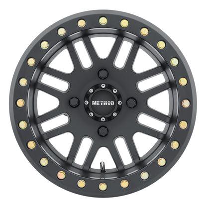 Method Wheels MR406 Beadlock UTV Wheel, 15x10, 4x156, -2mm Offset, Matte Black