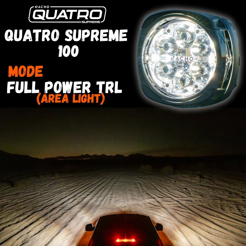 Nacho Offroad Technology Quatro Supreme 100 4-Inch Off-Road LED Light, PM415