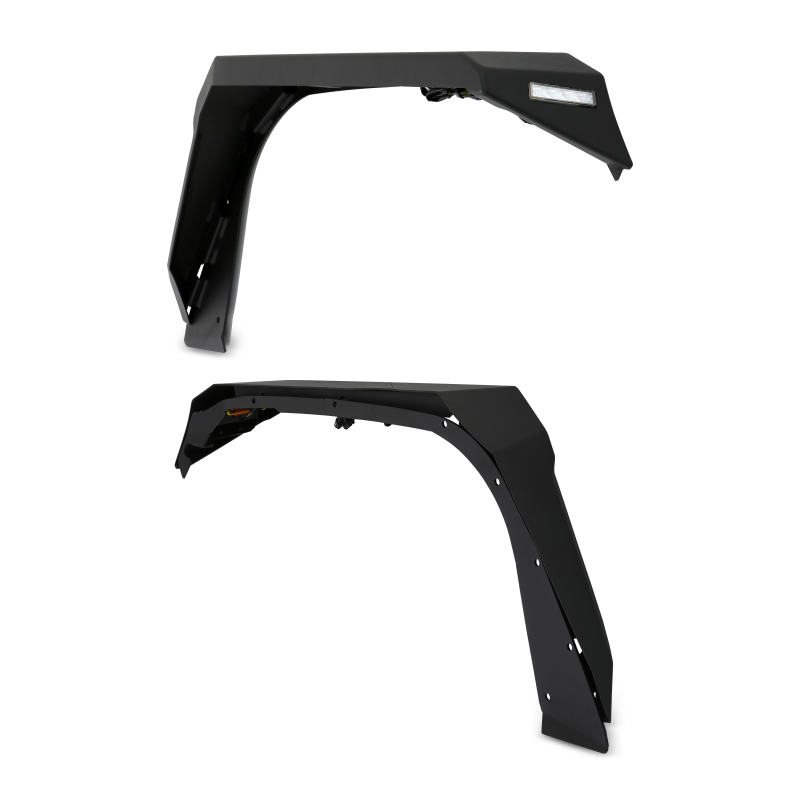 Body Armor 4x4 JL-6102 Front Fender Flares for 2018-2026 Jeep Wrangler JL and Gladiator JT