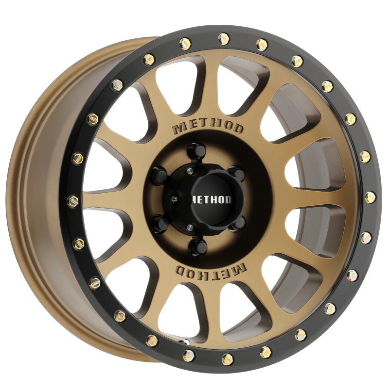 Method Wheels MR305 NV 20x9-Inch Bronze/Black Street-Loc Wheel, +18 Offset, 6x5.5 Bolt Pattern