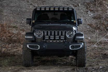 Diode Dynamics DD7262 SS5 Pro CrossLink Windshield Lightbar Kit for 2018-2021 Jeep JL Wrangler, White Combo