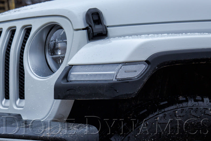 Diode Dynamics DD5068 Clear LED Sidemarker Pair for 2020-2026 Jeep Gladiator
