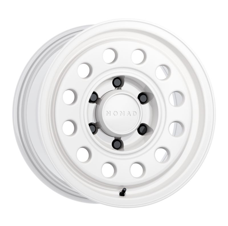 Nomad N501 Convoy N501SA-78560-10 17-Inch Forged Wheel, 6x139.7 Bolt Pattern, -10mm Offset, Gloss White