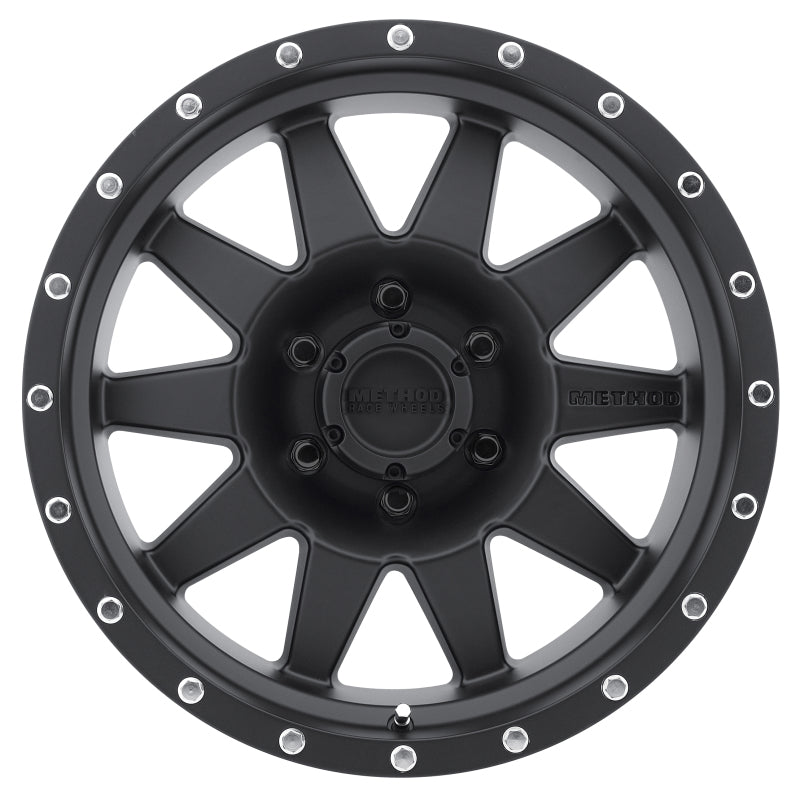 Method Wheels MR301 Standard 15x7 Matte Black Wheel, -6mm Offset, 6x5.5 Bolt Pattern