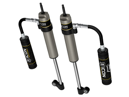 ICON 57826P 2.5 Aluminum Series RXT Rear Shocks with Remote Reservoir for Toyota Tacoma