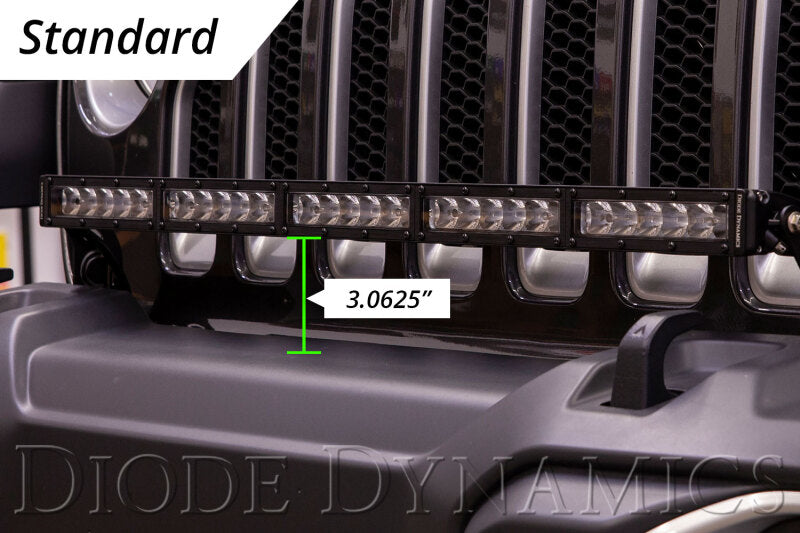 Diode Dynamics DD6083 SS30 Bumper LED Light Bar Kit for 2018-2025 Jeep Wrangler