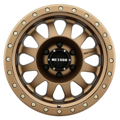 Method Wheels MR304 Double Standard 17x8.5 0mm Offset 6x5.5 Bronze Wheel