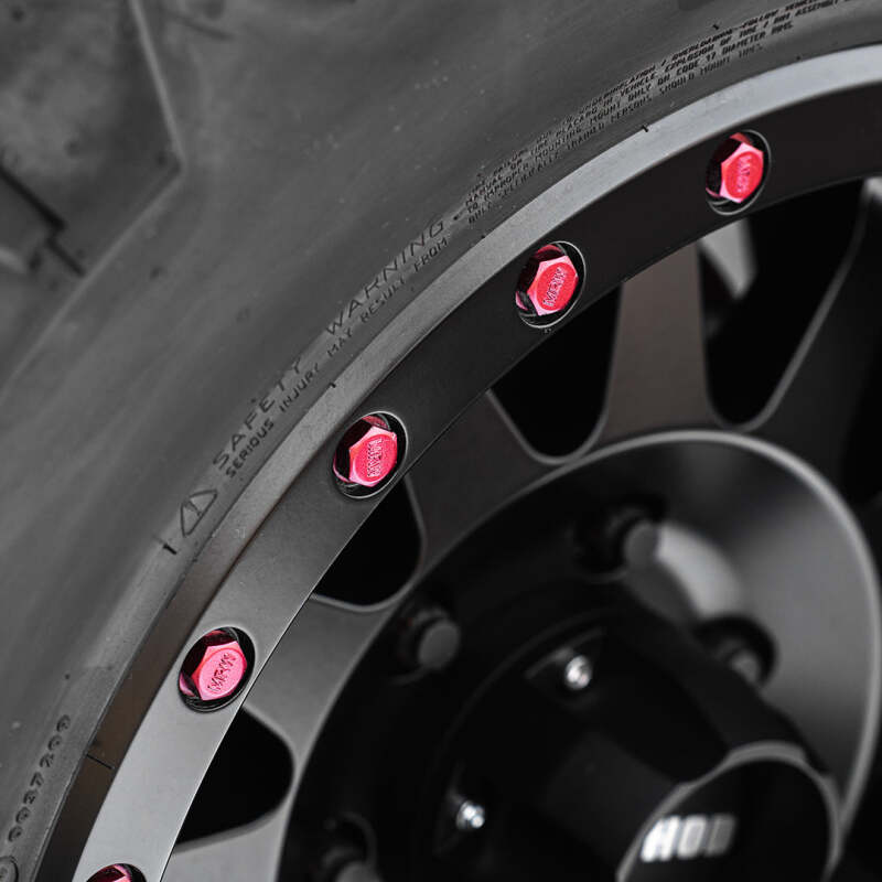 Method Wheels BT-BOLT MATTE RED KIT Matte Red MRW Street Lip Bolt Kit