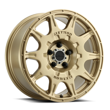 Method Wheels MR502 Rally 17-Inch Gold Wheel, 8-Inch Width, +38mm Offset, 5x4.5 Bolt Pattern
