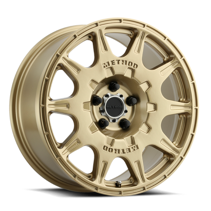 Method Wheels MR502 Rally 17-Inch Gold Wheel, 8-Inch Width, +38mm Offset, 5x4.5 Bolt Pattern